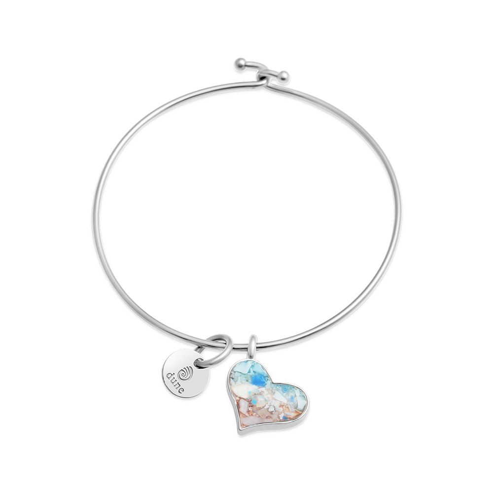 Heart Beach Bangle | 4ocean x Dune Jewelry &amp; Co. | 4ocean Collaborations