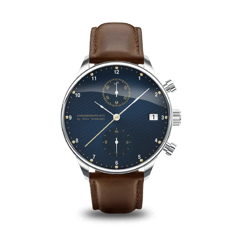 1815 Chronograph, Steel / Blue Turtle