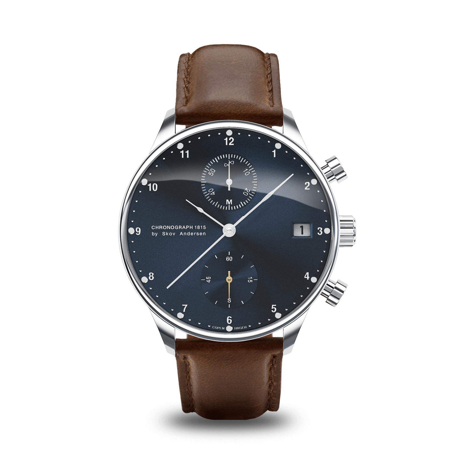 1815 Chronograph, Steel / Blue Sunray