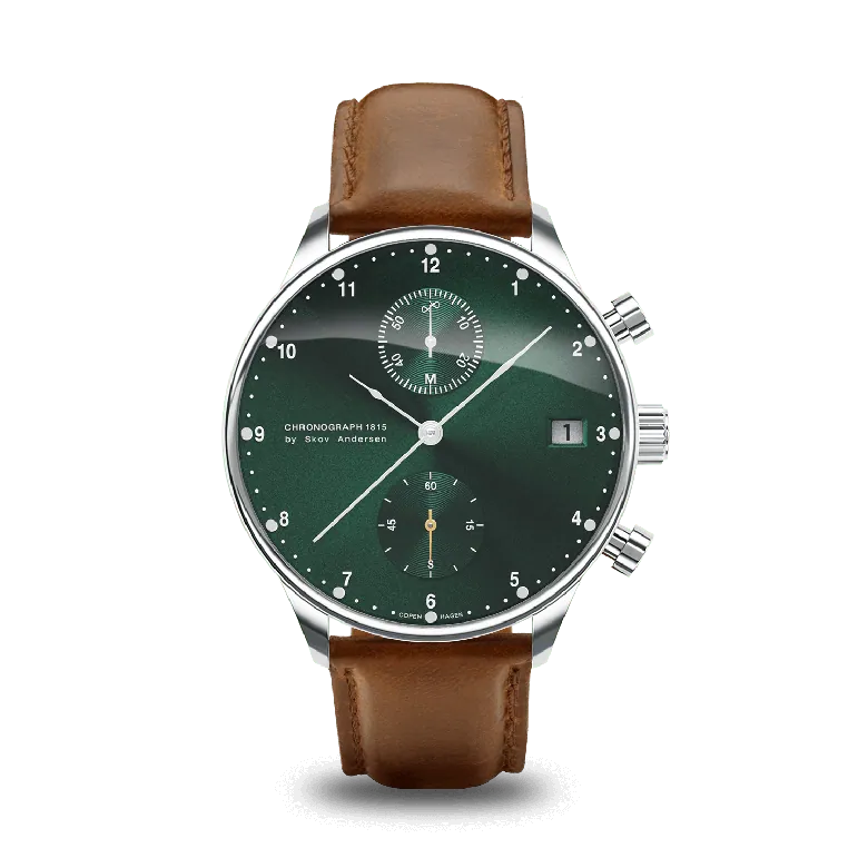1815 Chronograph, Steel / Green Sunray