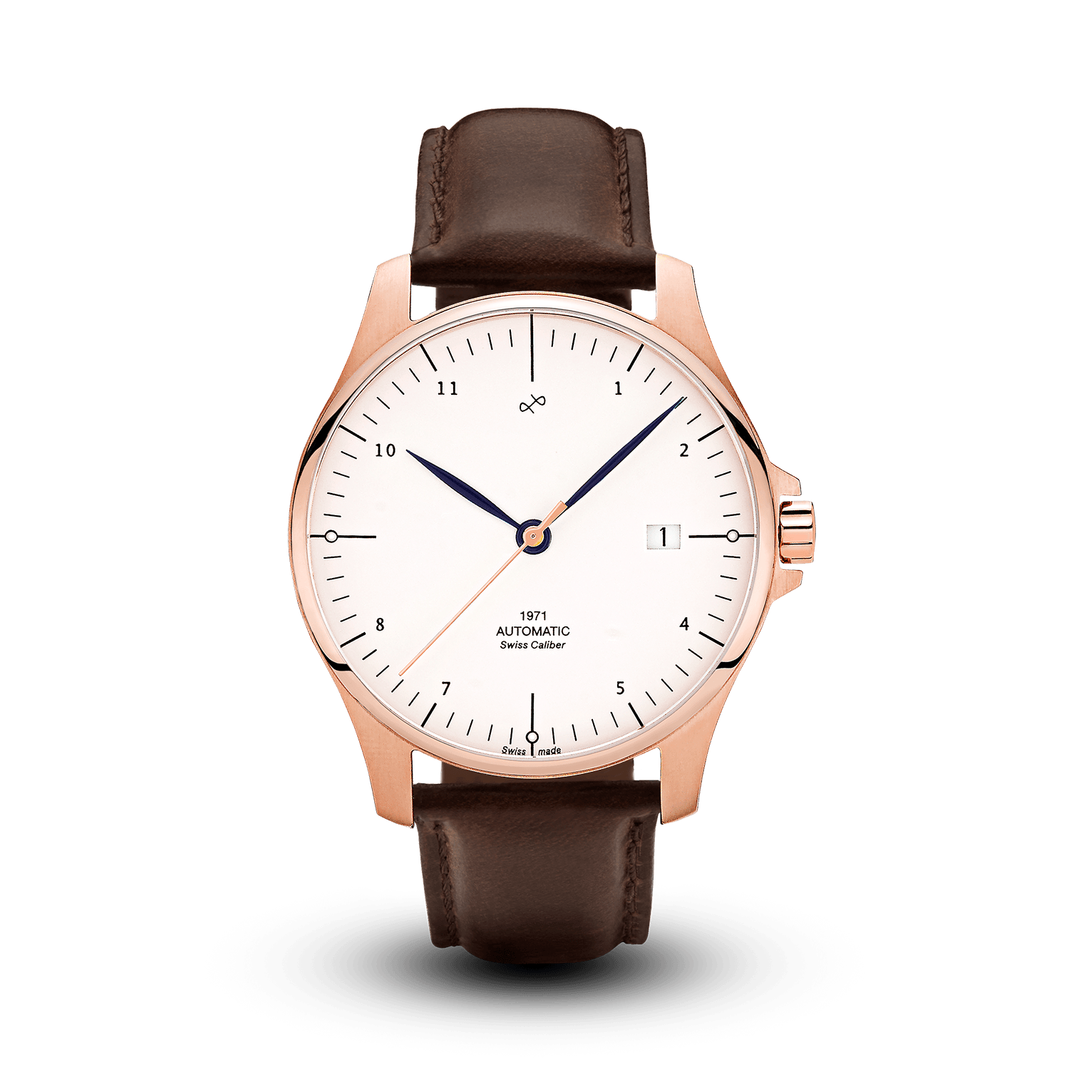 1971 Automatic, Rose Gold / White - Swiss Made
