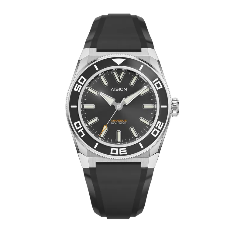 HANG ABYSSUS - Dark Grey Dial - FKM Strap