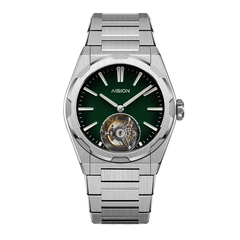 Tourbillon - Modern Minimalism Dial - Green