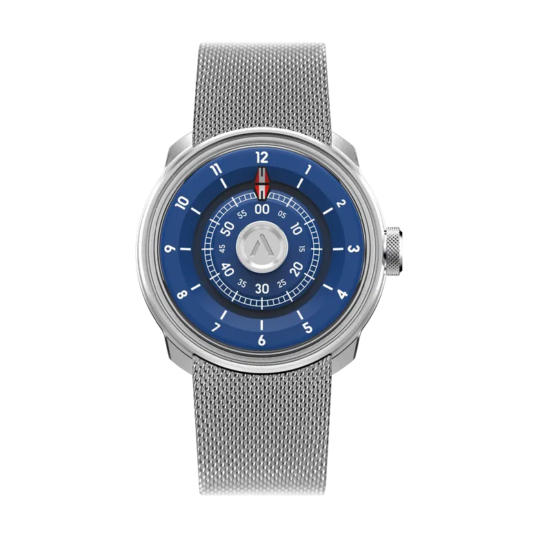 NGIZED - Layer-0 Suspended Dial - Blue Dial