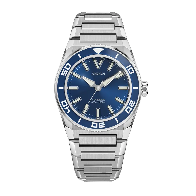 HANG ABYSSUS - Blue Sunburst Dial - Bracelet