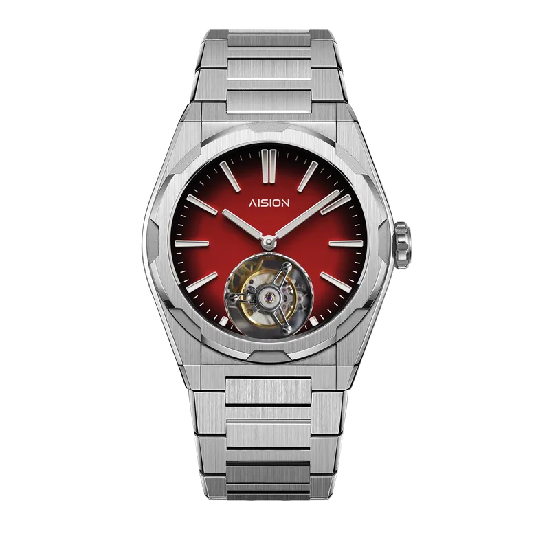 Tourbillon - Modern Minimalism Dial - Red