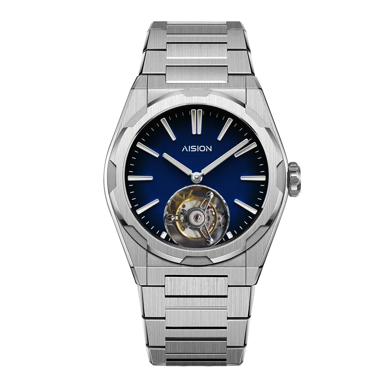 Tourbillon - Modern Minimalism Dial - Blue