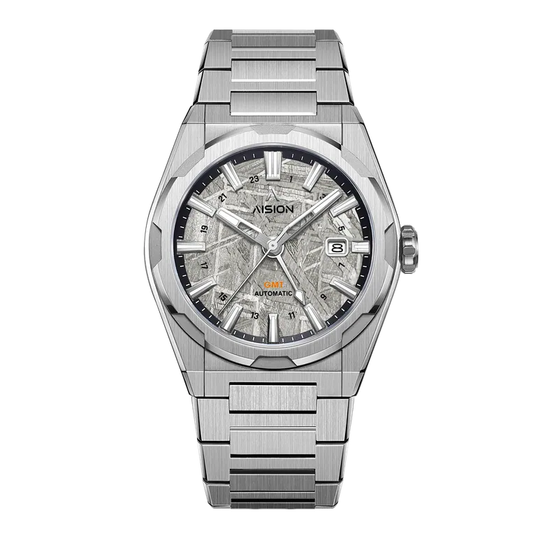 HANG GMT - Raw Meteorite Dial