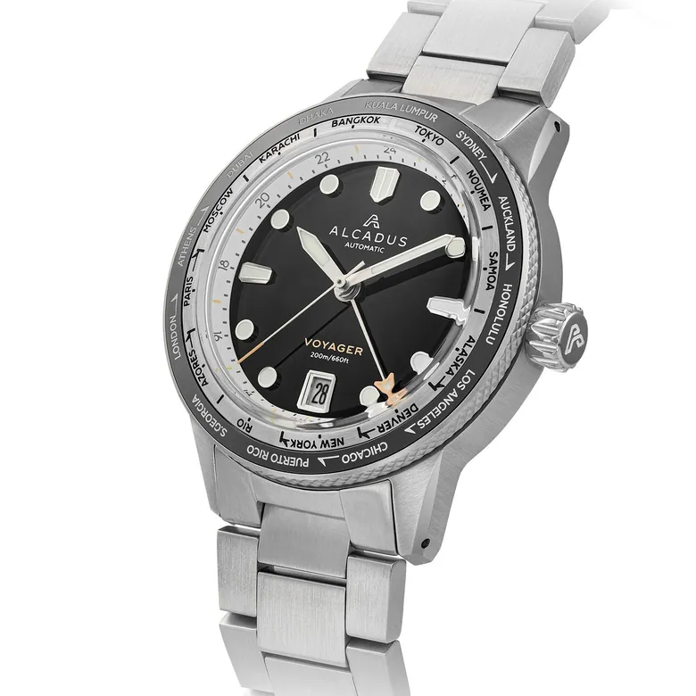 Voyager Worldtimer GMT –  Jet Black