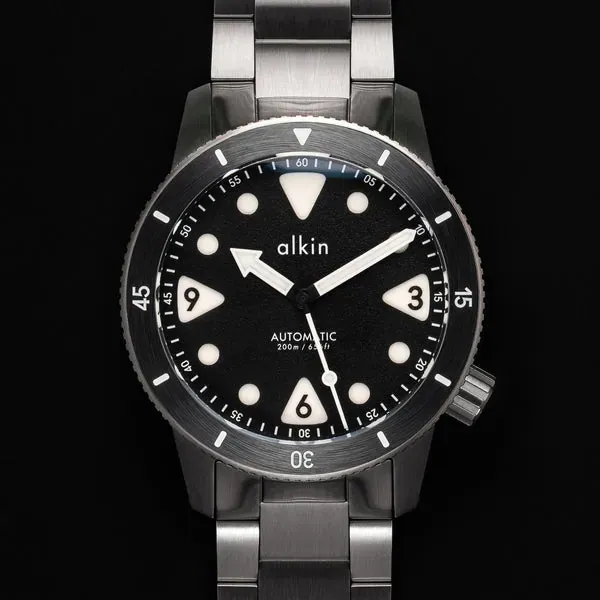 Model Three Diver - Black Dial / SS Case