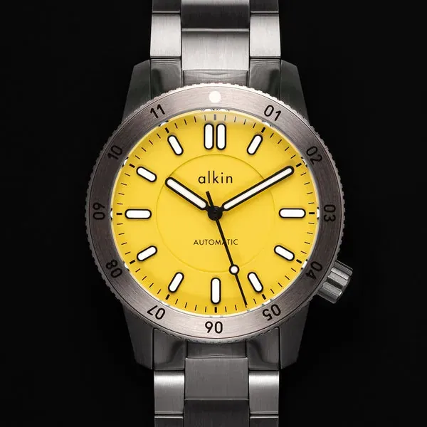 Model Three Dual Time - Yellow Dial / SS Case
