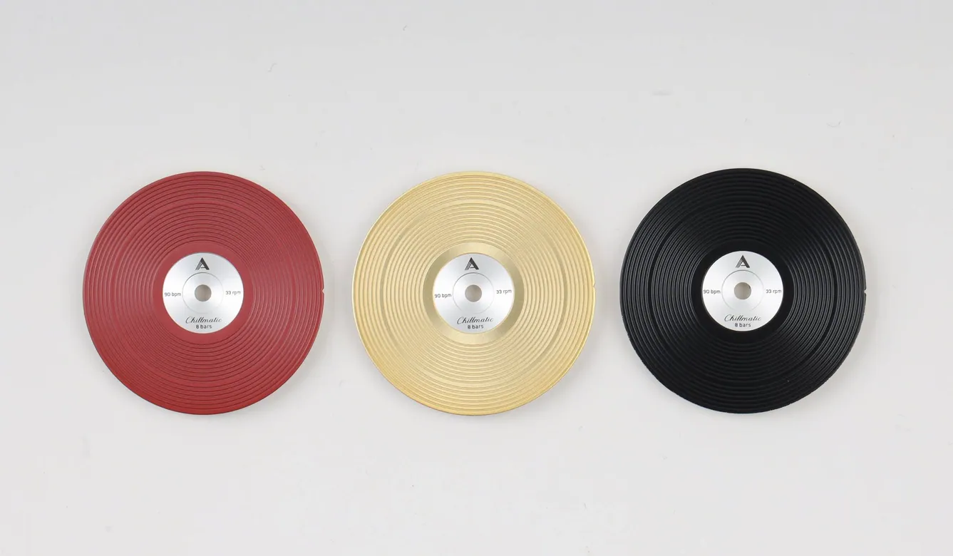 *available at ModModeWatches* "Chillmatic" Vinyl Record Dial