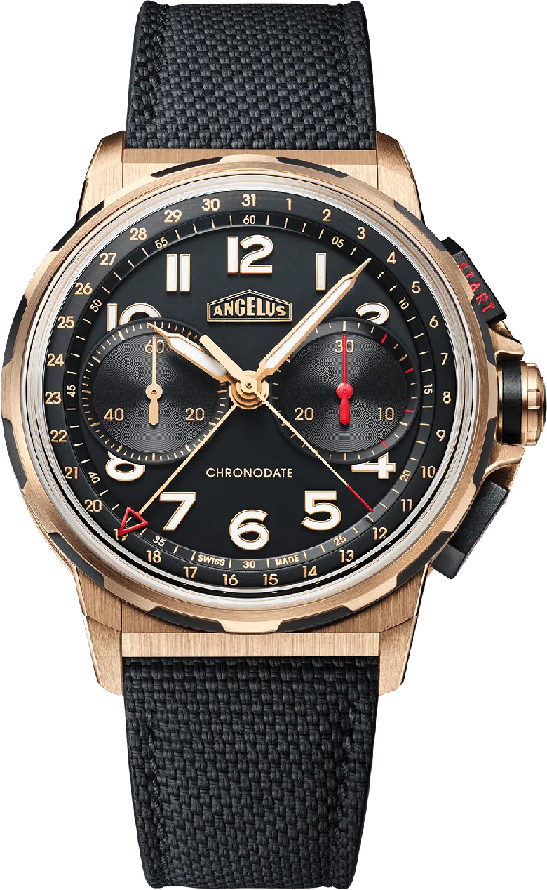 Chronodate Red Gold Black