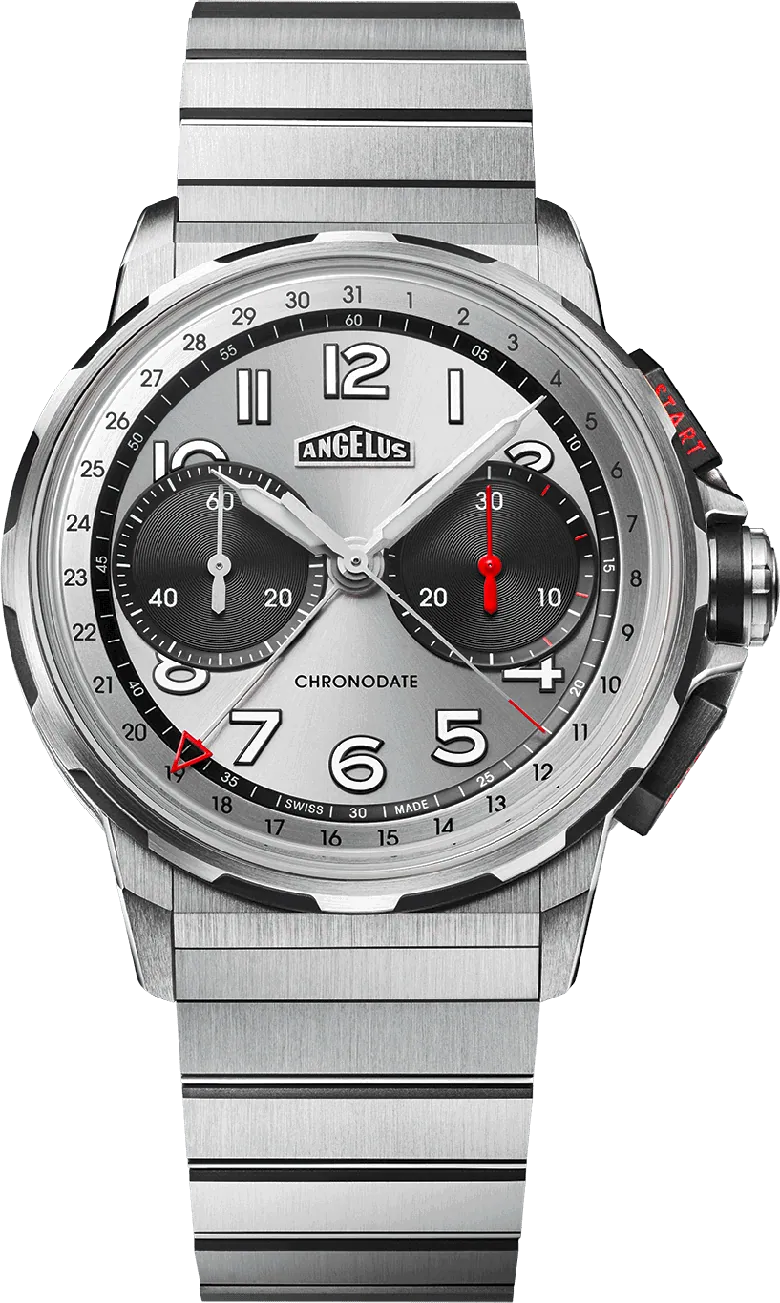 Chronodate Titanium Magnetic Silver