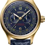 Cronografo Telemetro Blu Ministeriale Yellow Gold