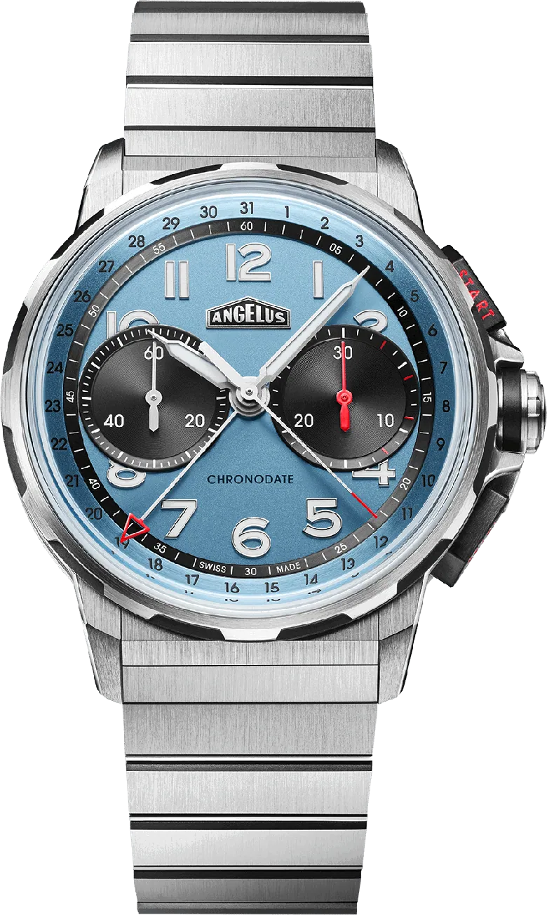 Chronodate Titanium Storm Blue