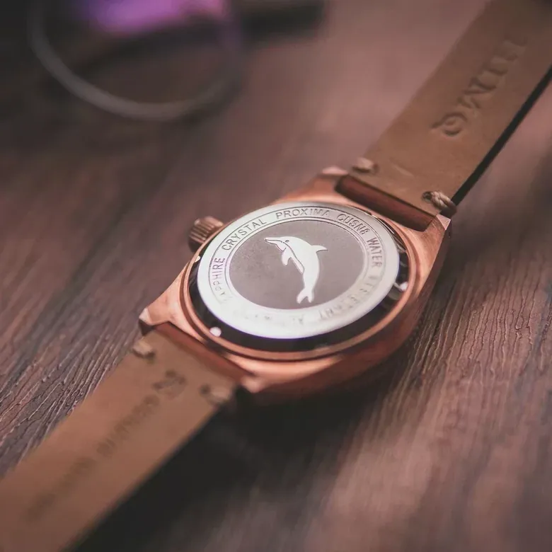 Proxima Bronze 65 Great Wave Off Kanagawa Dial