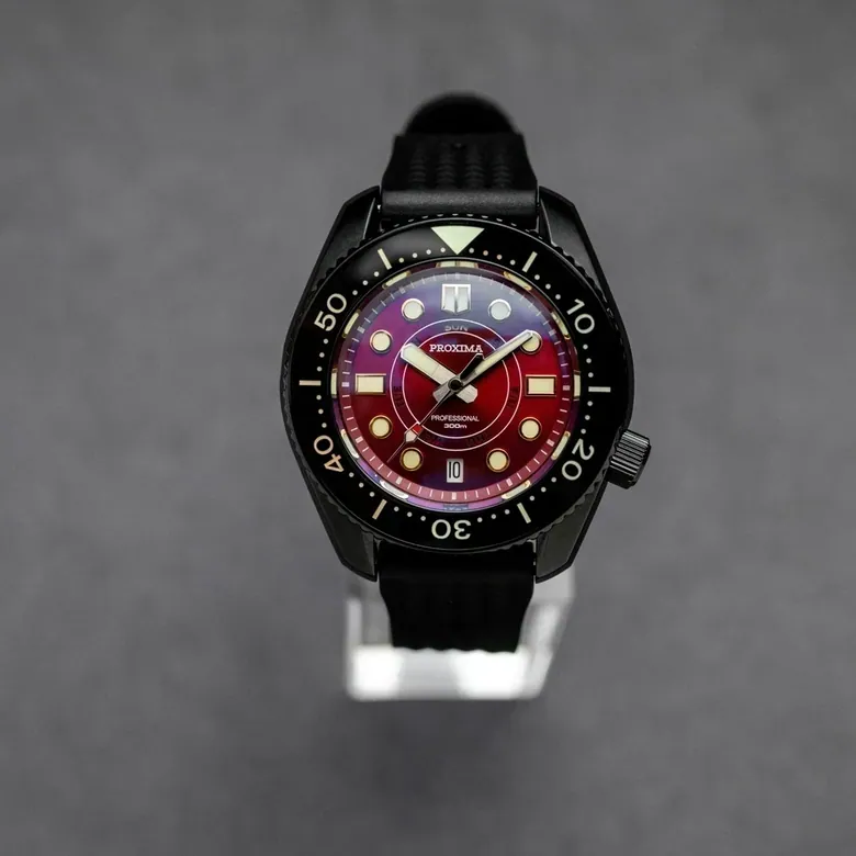 Proxima Black MM300 Day-date