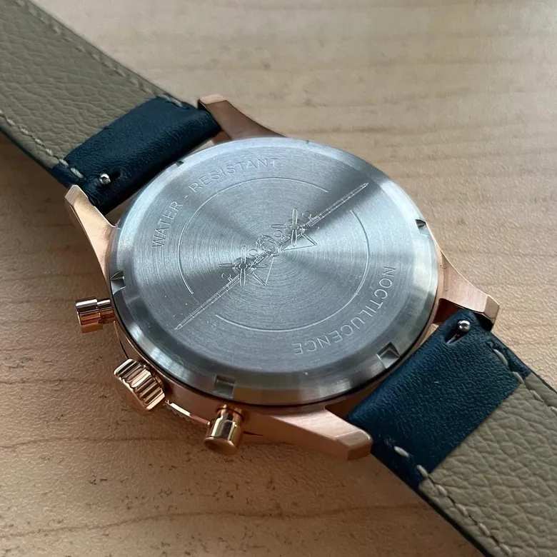 Hruodland Rose Gold AC Chronograph