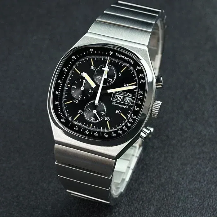 Hruodland Square Retro Chronograph