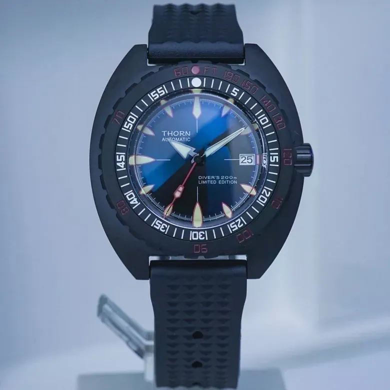 Thorn PVD Black 300T Diver Homage