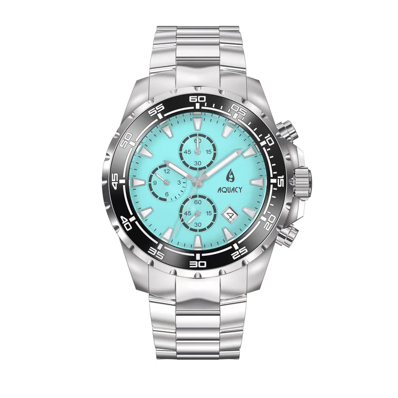 Aquacy Hei Matau TradeWinds Chronograph 200M Mint Dial Men's Watch