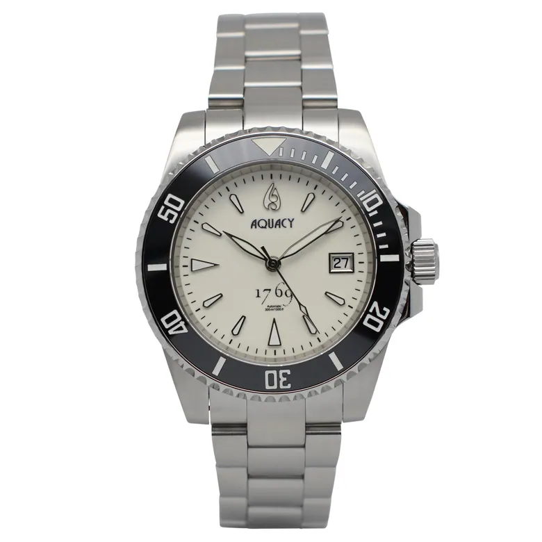 Aquacy 1769 Hei Matau Men's Automatic 300M Full Luminous Dive Watch Miyota 9015 1769.FLM.B.S