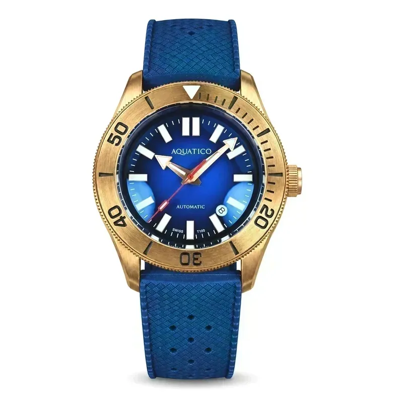 Bronze Star Tritium Blue Dial