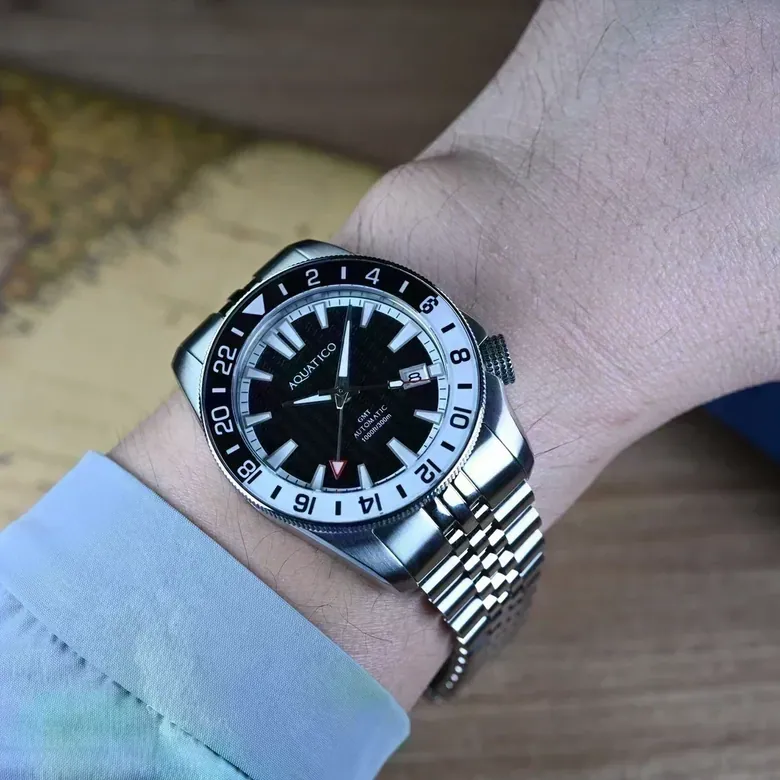 Maritime GMT Black Dial