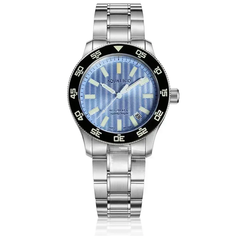 Sea Sentinel Tritium Light Blue Dial