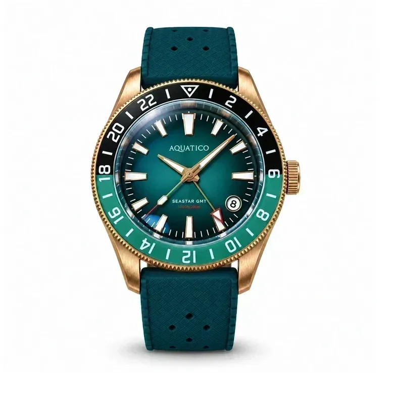 Bronze Star GMT Fumé Green Dial
