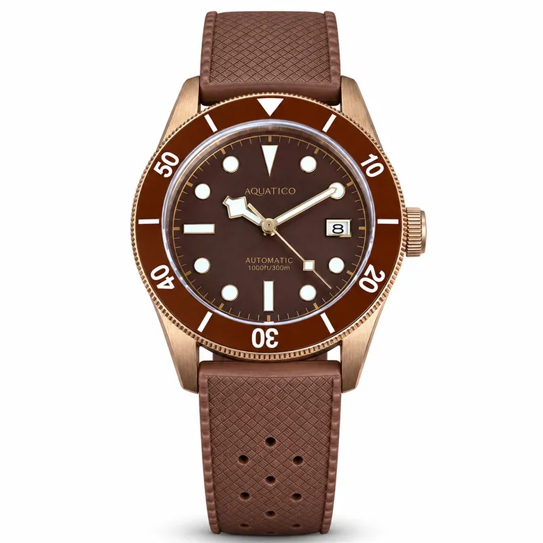 Best Bronze Dive Watch Brown Dial Under $500 | Automatic Bronze Diver