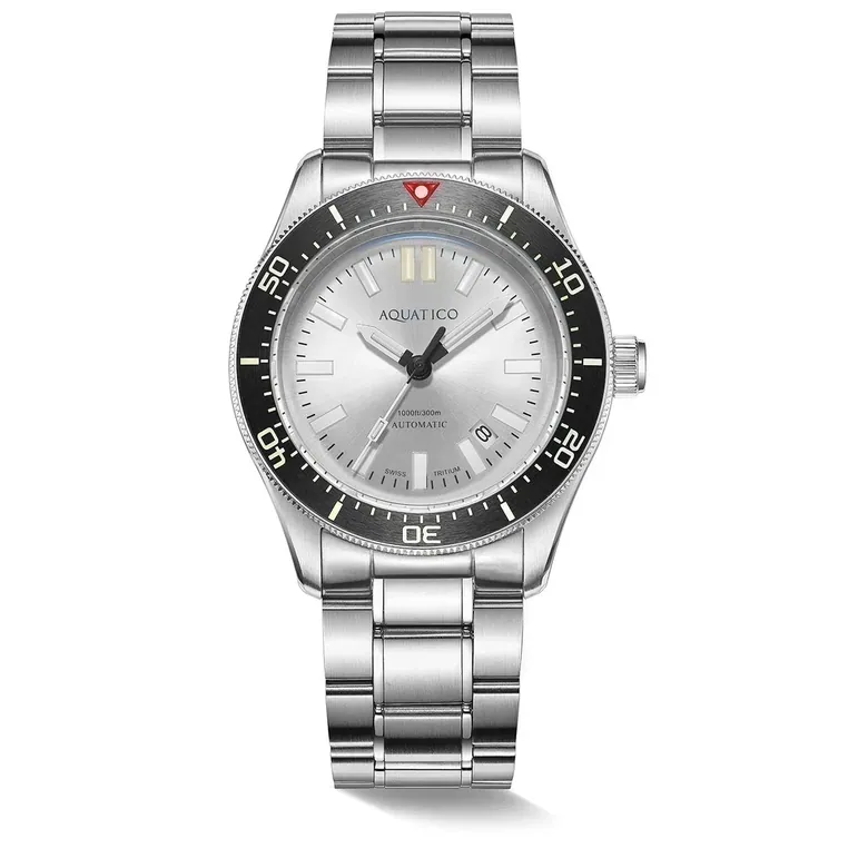 Aquatico Aequorea Victoria Tritium Silver Dial (NH35)