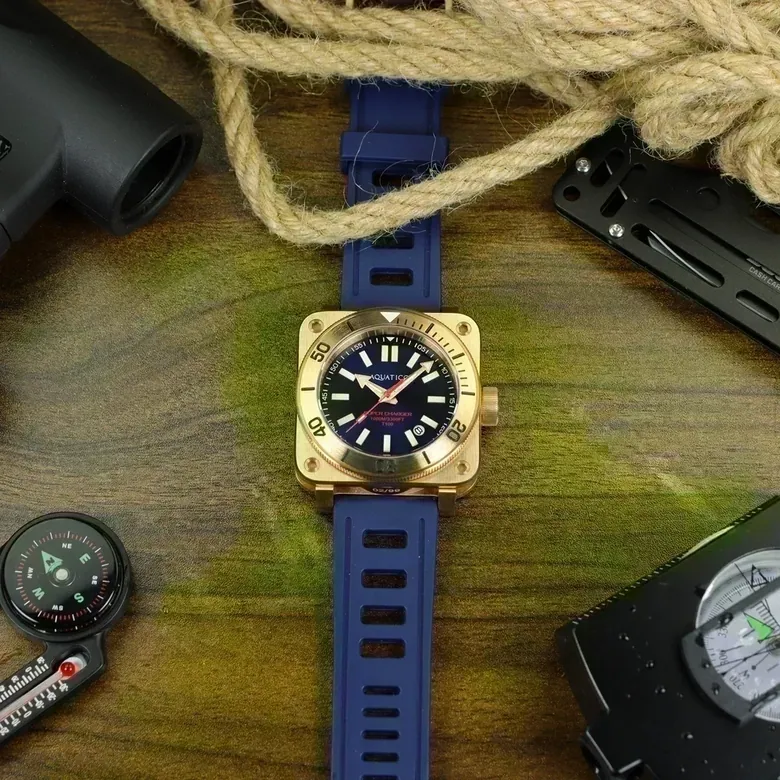 Super Bronze Tritium Blue Dial