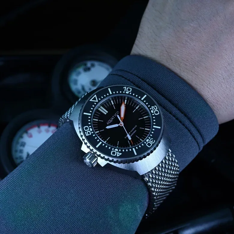 Super Marine Black Dial Left Crown（PT-5000)