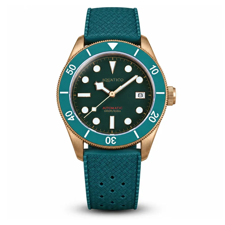 Best Bronze Dive Watch Green Dial Under $500 | Automatic Bronze Diver