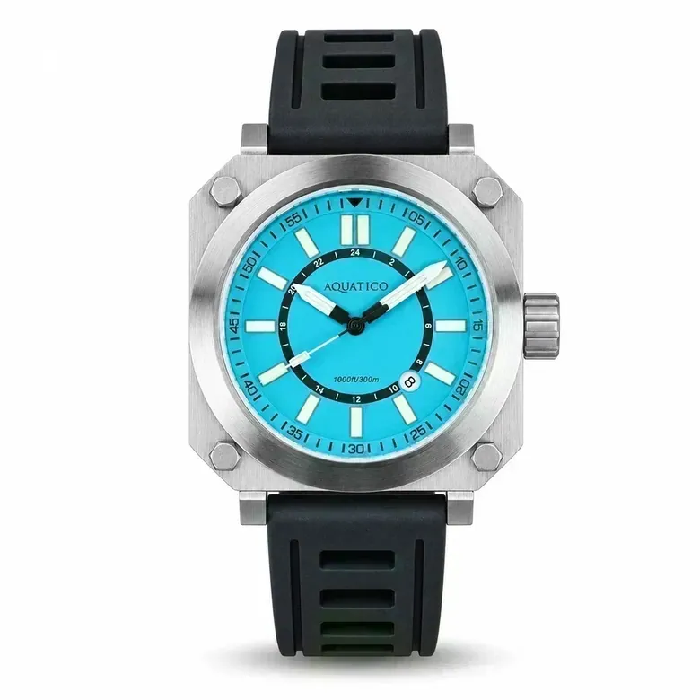 Ironblock Tritium Blue Dial