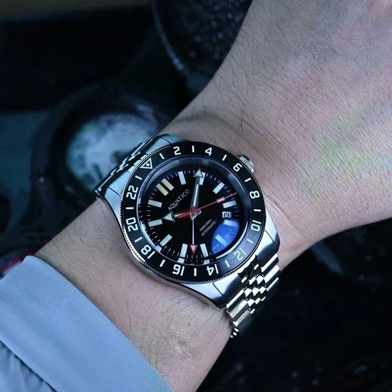 Sea Recon GMT Tritium Black Dial