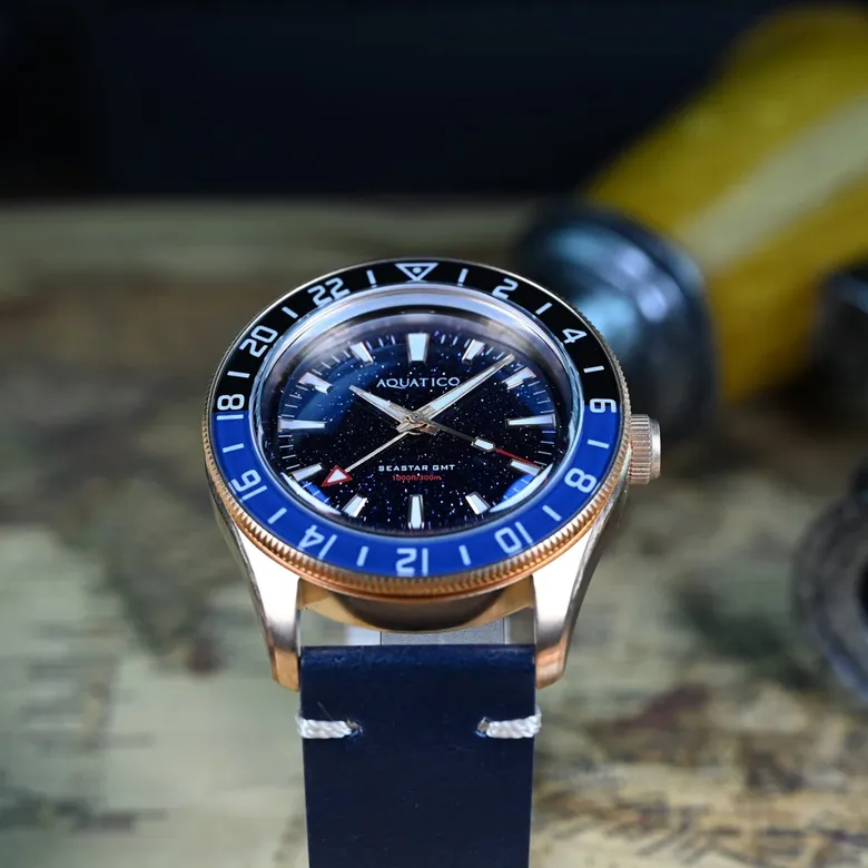 Bronze Star GMT Aventurine Dial
