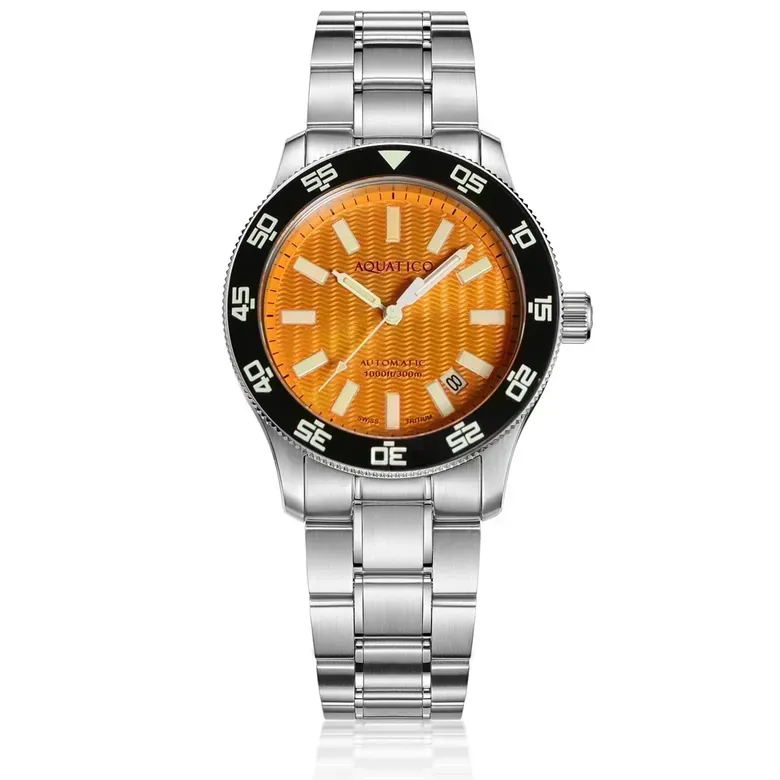 Sea Sentinel Tritium Orange Dial