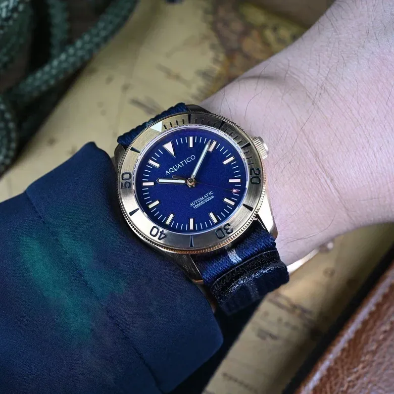 Bronze Raider Blue Dial