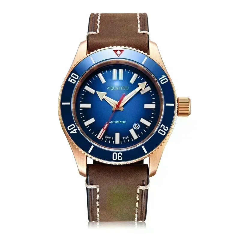 Super Star Bronze Tritium Blue Dial(SWISS MADE Sellita sw200-1)