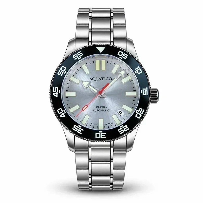 Atlas Tritium Watch Silver Dial
