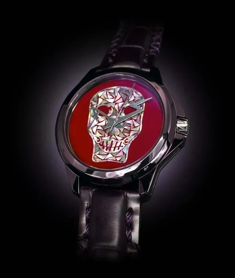 Red & Purple Skull