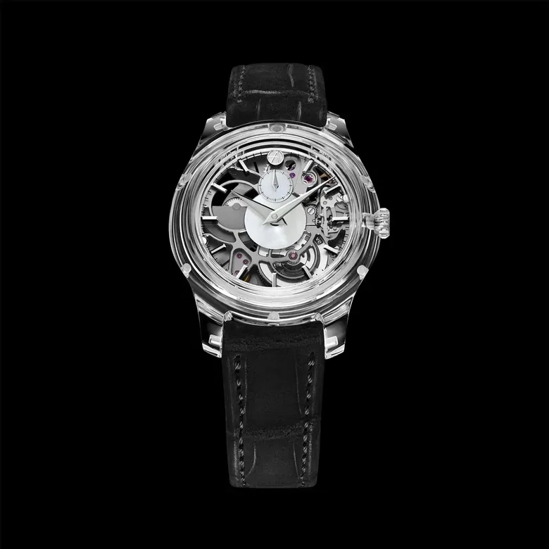 Luminity Micro-Rotor AMR-01 Sapphire case & stone dial
