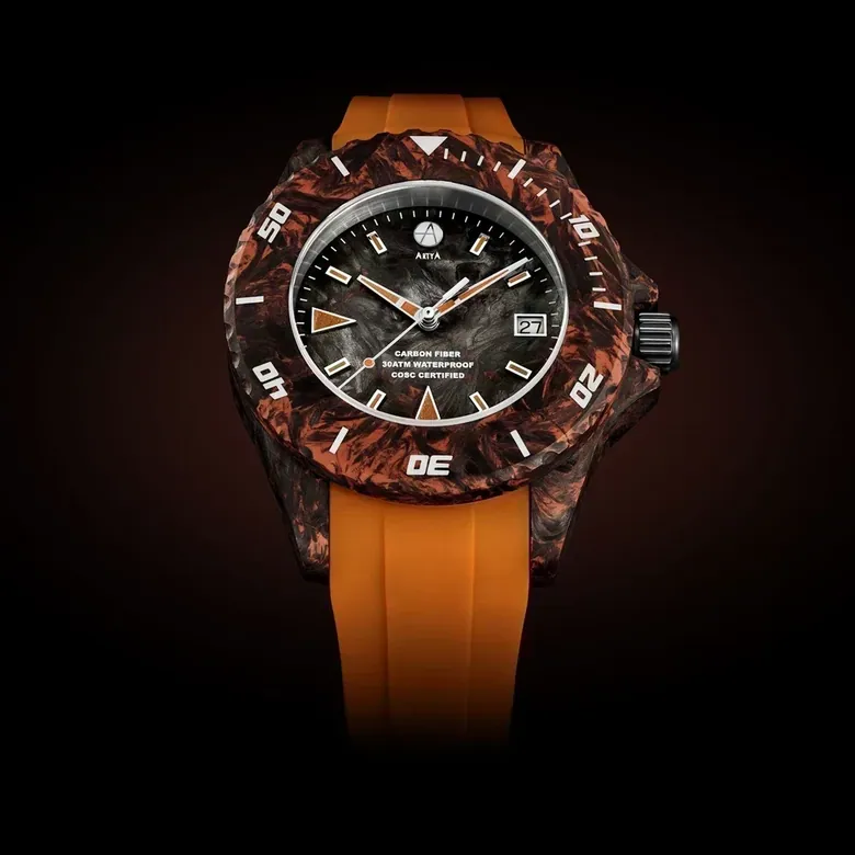 Diver Orange Carbon