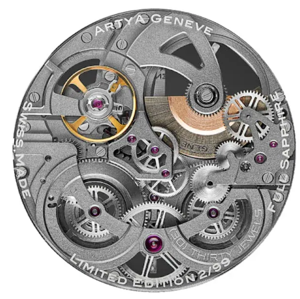 Luminity Micro-Rotor AMR-02 Titanium case & NanoSaphir dial