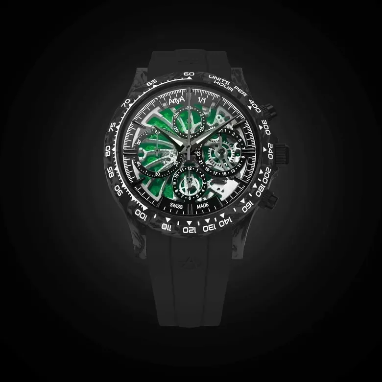 Black Carbon Chrono Green Edition