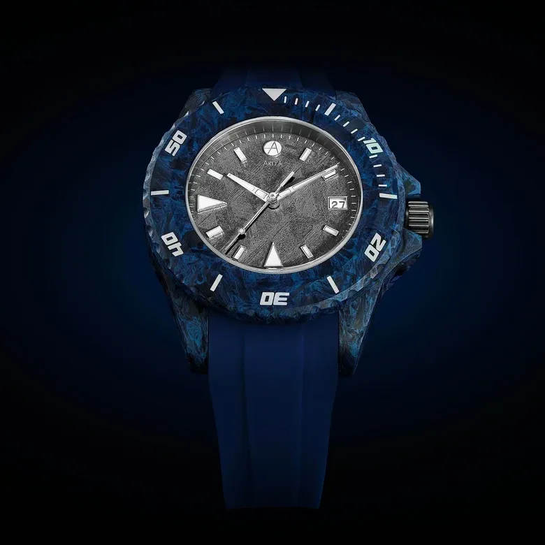 Blue Carbon Meteorite
