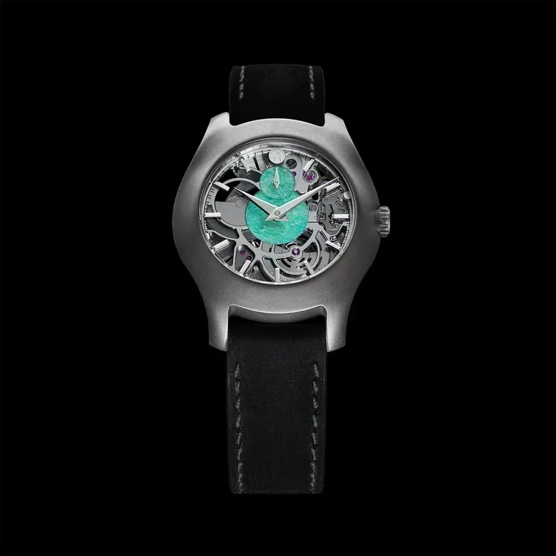 Luminity Micro-Rotor AMR-01 Titanium case & stone dial